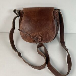 Bed Stu Laguna Crossbody Bag Distressed Leather
